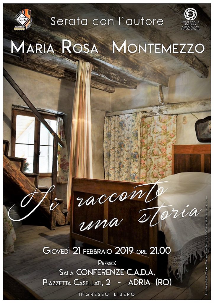 Serata Con L’autore Maria Rosa Montemezzo