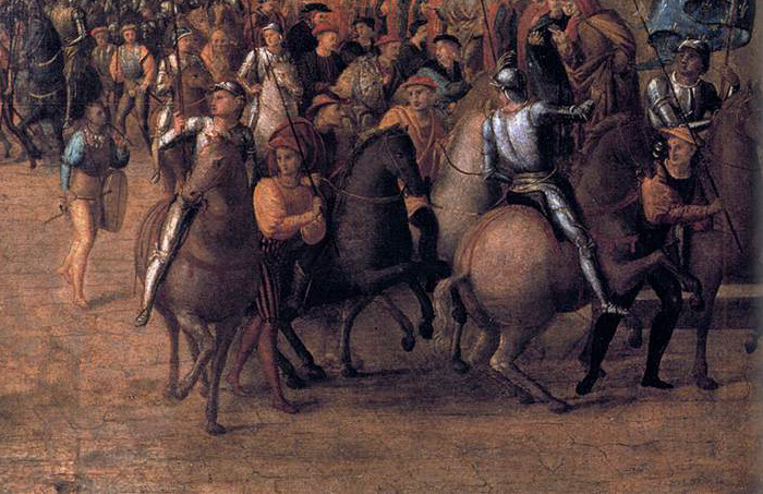 Adria tra l'incudine estense e il martello veneziano parte seconda - Armati della fine del XV secolo