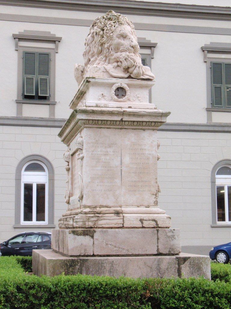 Lissa 20 luglio 1866 Il 'leone Di Lissa'. Monumento Eretto Dagli Austriaci A Lissa Per Celebrare La Loro Vittoria Navale