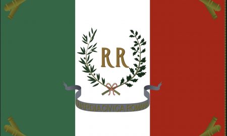Bandiera Della Repubblica Romana Foto Democrazia Pura