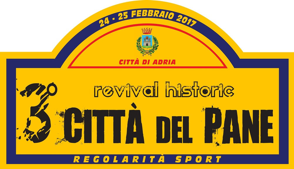 Adria città del pane ha la sua stuzzicante accademia Rally Storico Citta Adria 2016 Locandina 2
