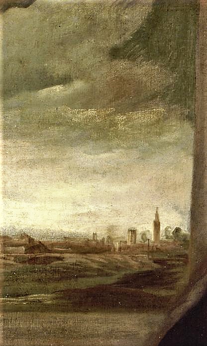I Volti Del Cieco Dadria Particolare Paesaggio Ritratto Tintoretto