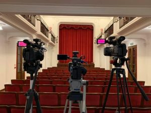 La platea del Teatro Ferrini