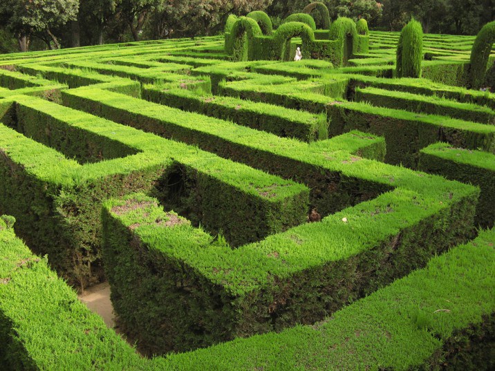 Parco - Parc del Laberint d'Horta, dettaglio del labirinto