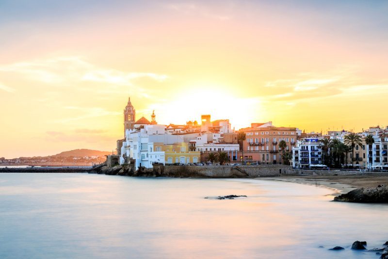 Paesini catalani da visitare-Sitges tramonto