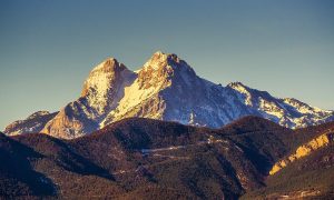 Percorsi di montagna della Catalogna-pedraforca