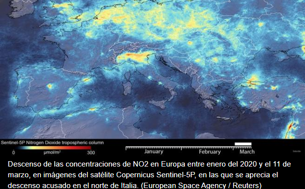 numero dei contagi-diminuizione Inquinamento