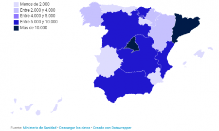 numero di contagi-Spagna Contagi