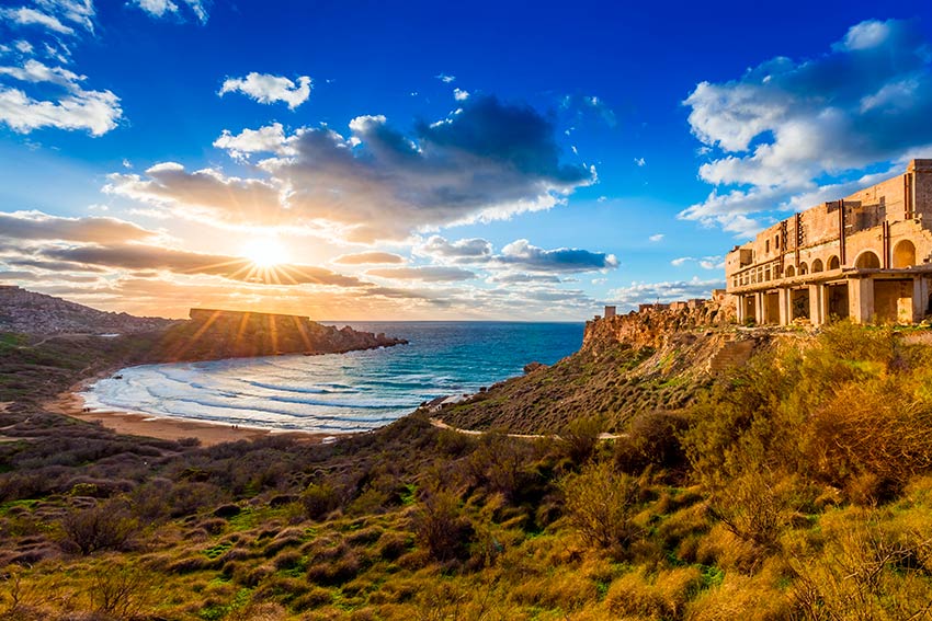 10 spiagge europee-Malta spiaggia