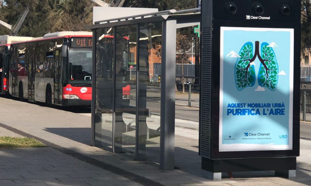 Mupi Digitale Con Purificatore D'aria