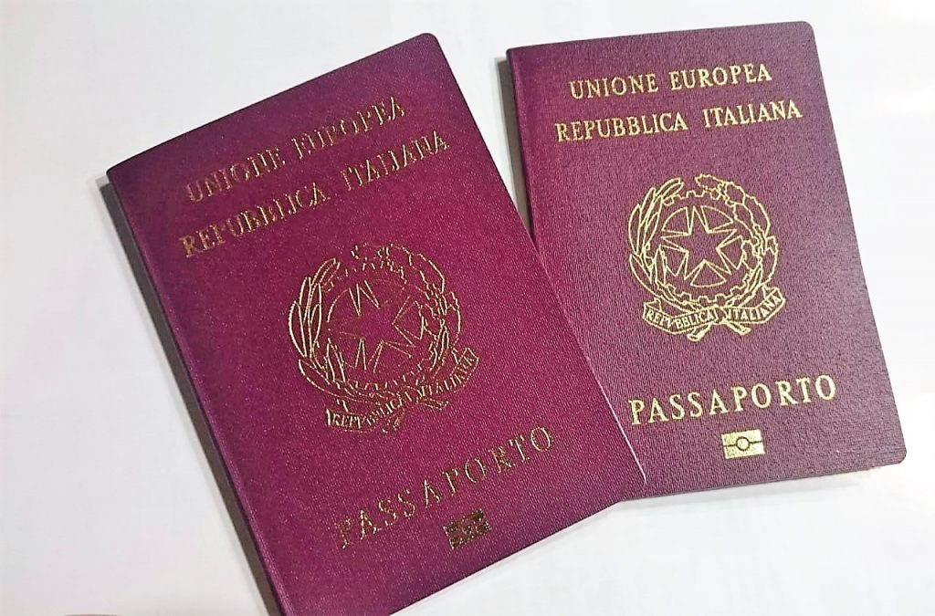Información sobre pasaportes.