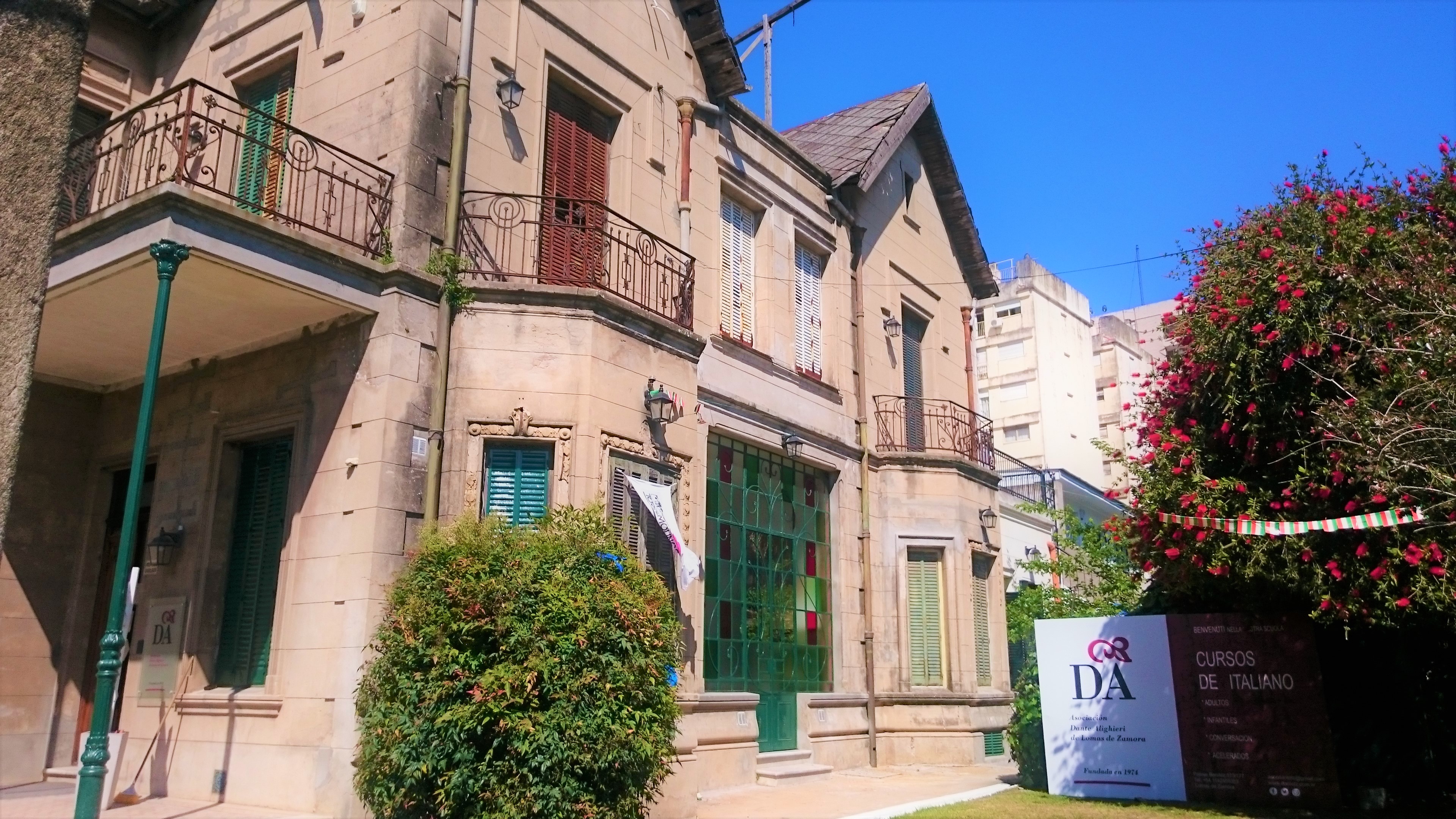 La escuela de italiano Dante Alighieri de Lomas de Zamora