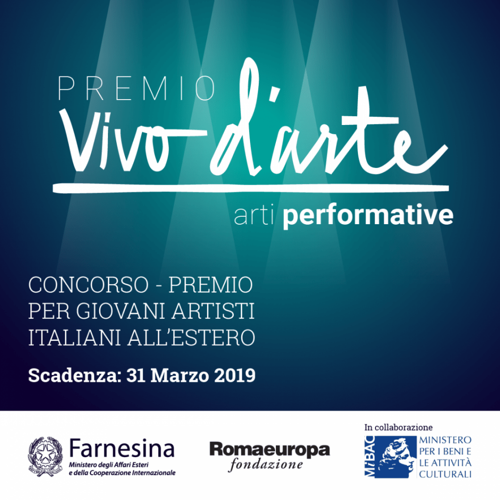 Premio Vivo D'Arte - Flyer Concurso Premio Vivo d'Arte