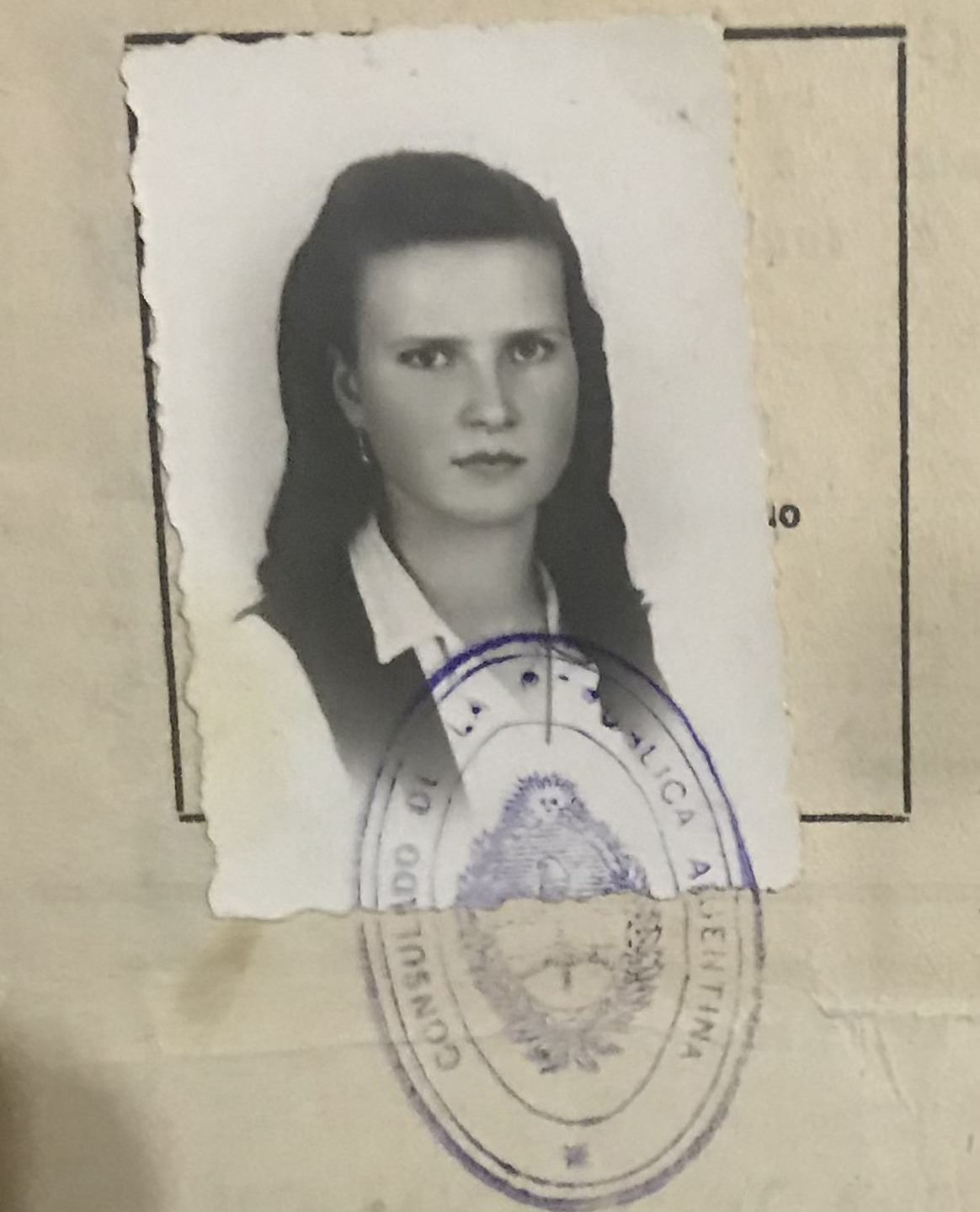 Maria Marrazzo Foto Del Pasaporte De Maria Marrazzo