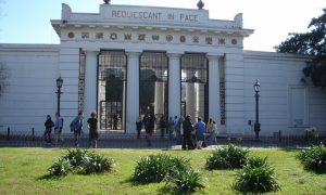 Cementerio de la Recoleta - Frente del Cementerio