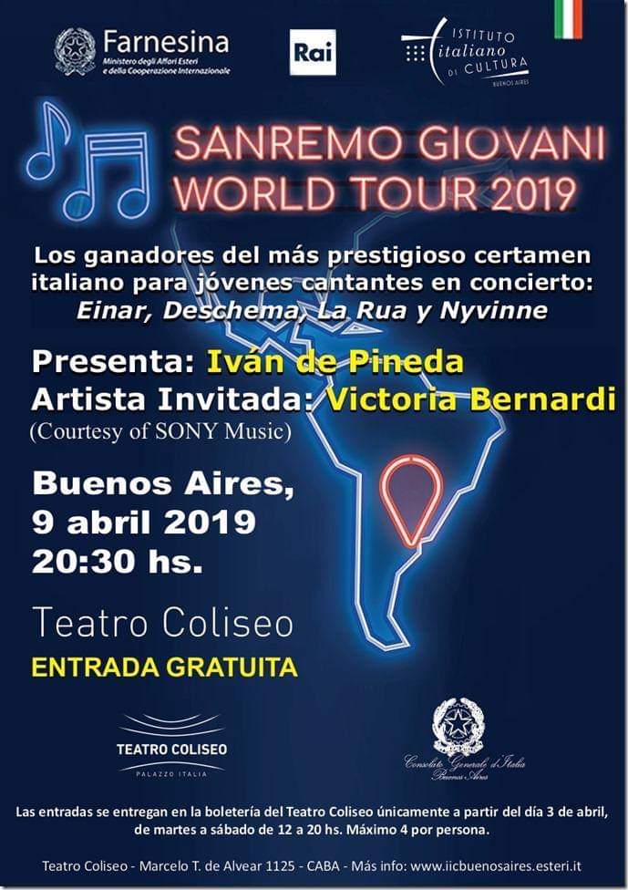 Sanremo Giovani World Tour - Sanremo Giovani World Tour 2019