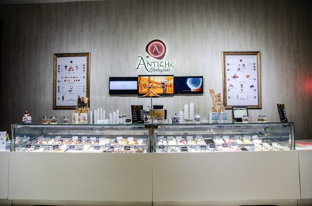 Antiche Tentazioni - La gelateria se encuentra en la calle Honduras, en Palermo.
