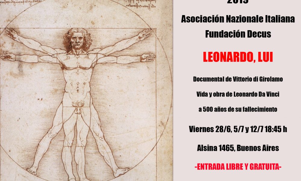 Da Vinci - El documental "Leonardo, Lui" fue creado por Vittorio di Girolamo.