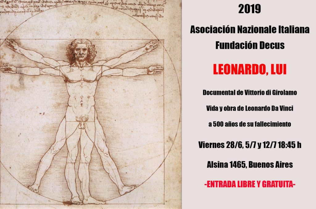 Da Vinci - El documental "Leonardo, Lui" fue creado por Vittorio di Girolamo.