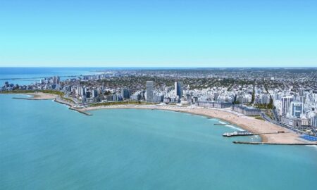 Vista Aérea De Mar Del Plata.