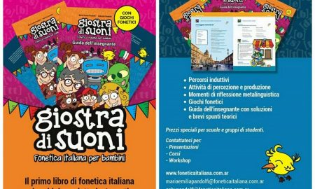 Taller de Fonética - Giostra di Suoni es un manual con actividades para aprender fonética italiana de manera fácil.