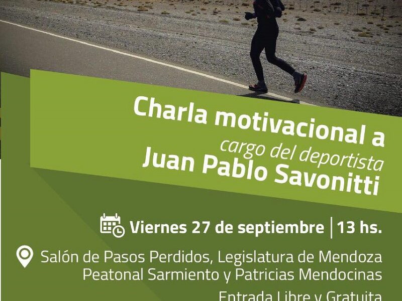 Lengua De Señas Publicidad De Charla En La Legislatura De Mendoza