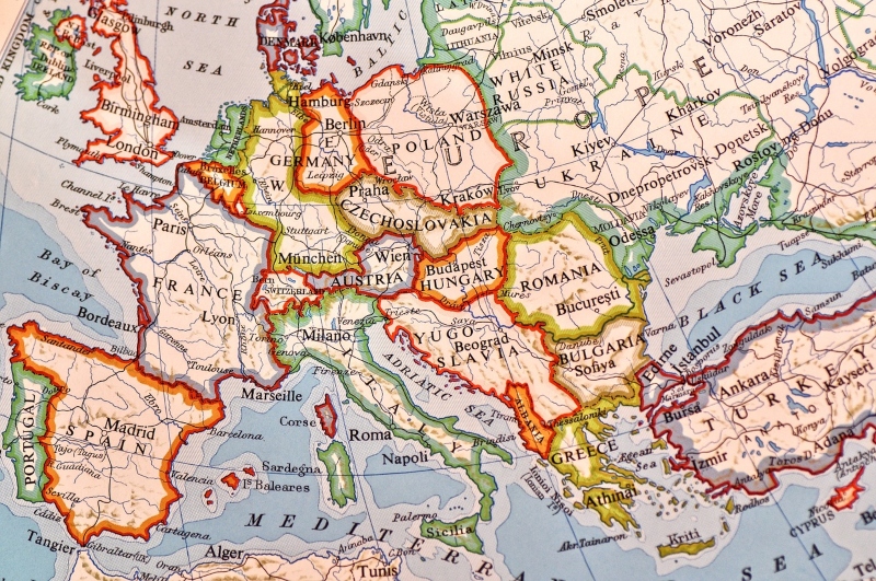 Encuentro de Cine Europeo - Mapa Europa