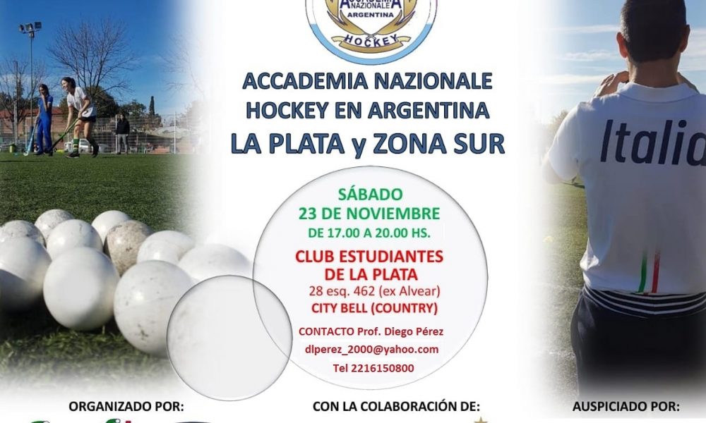 Hockey - flyer evento deportivo