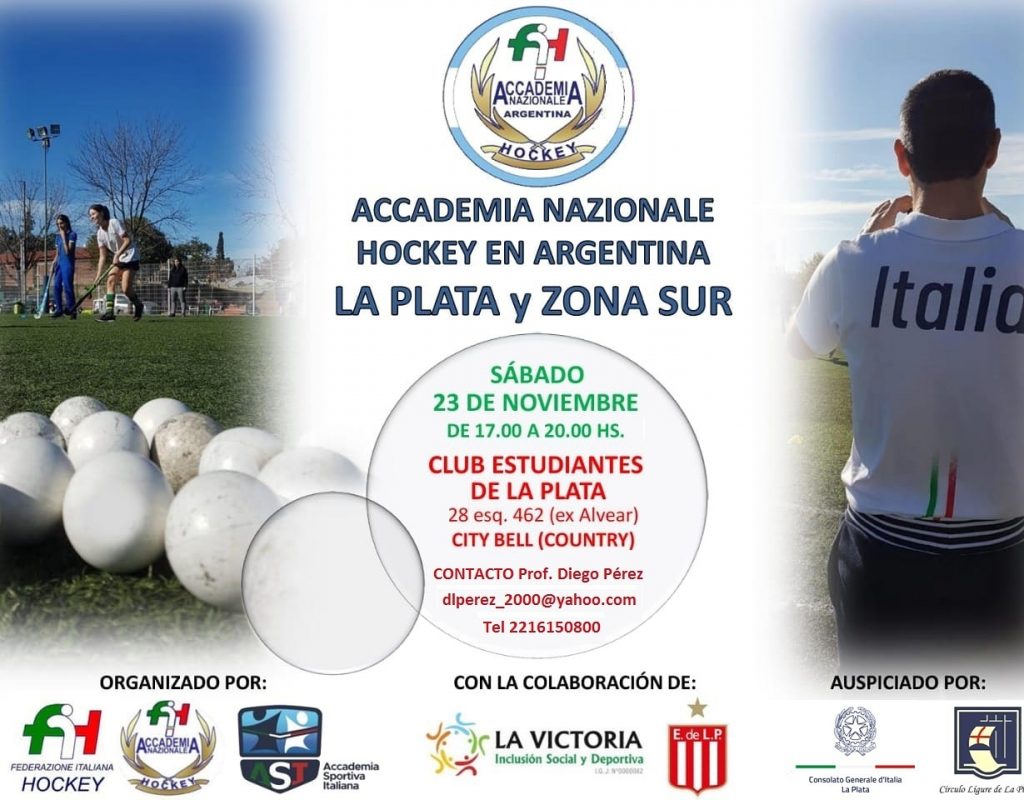 Hockey - flyer evento deportivo