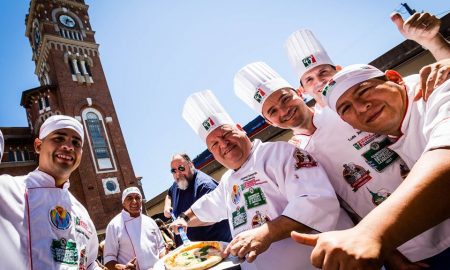 cocina italiana - equipo de pizzeros