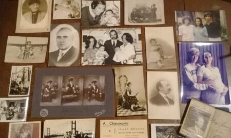 Italianidad Conjunto De Fotos Familiares De Sarita