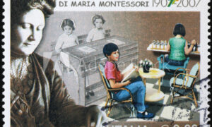 Estampilla Montessori Centenario
