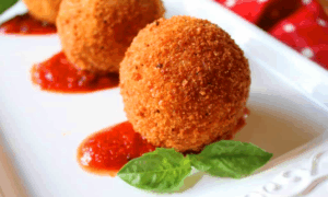 Arancini Siciliani En Un Plato