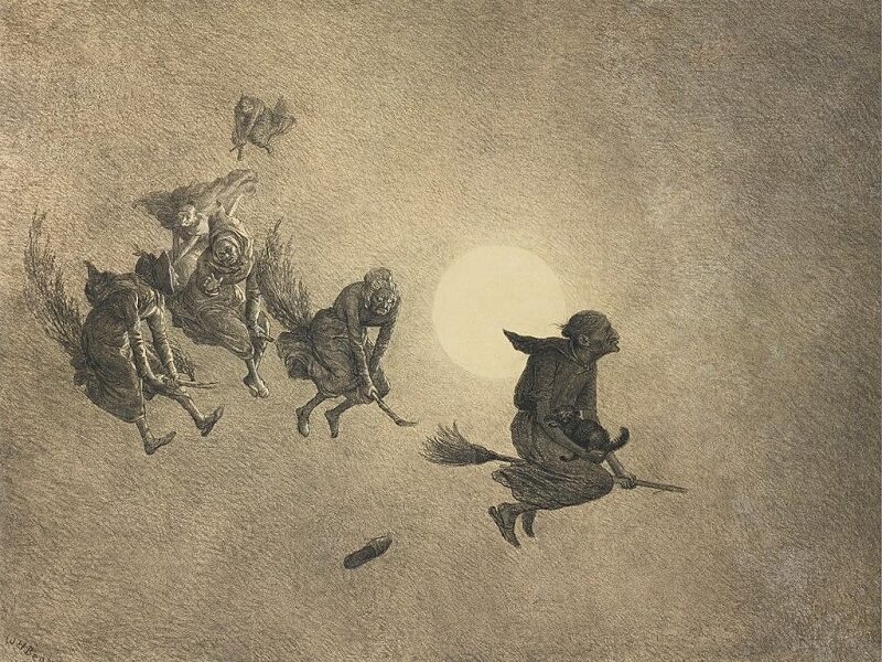 The Witches' Ride De William Holbrook Beard (1870)