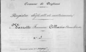 Ancestros Italianos Acta De Matrimonio