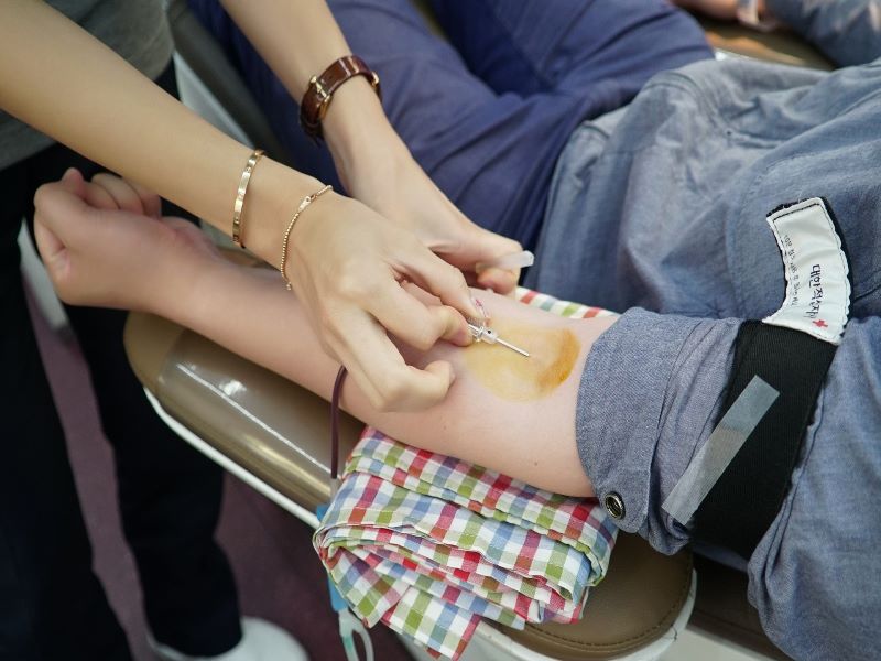 Donacion De Sangre Extracción Sangre Brazo