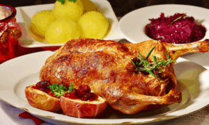 Pato Asado De Navidad