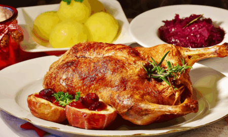 Pato Asado De Navidad