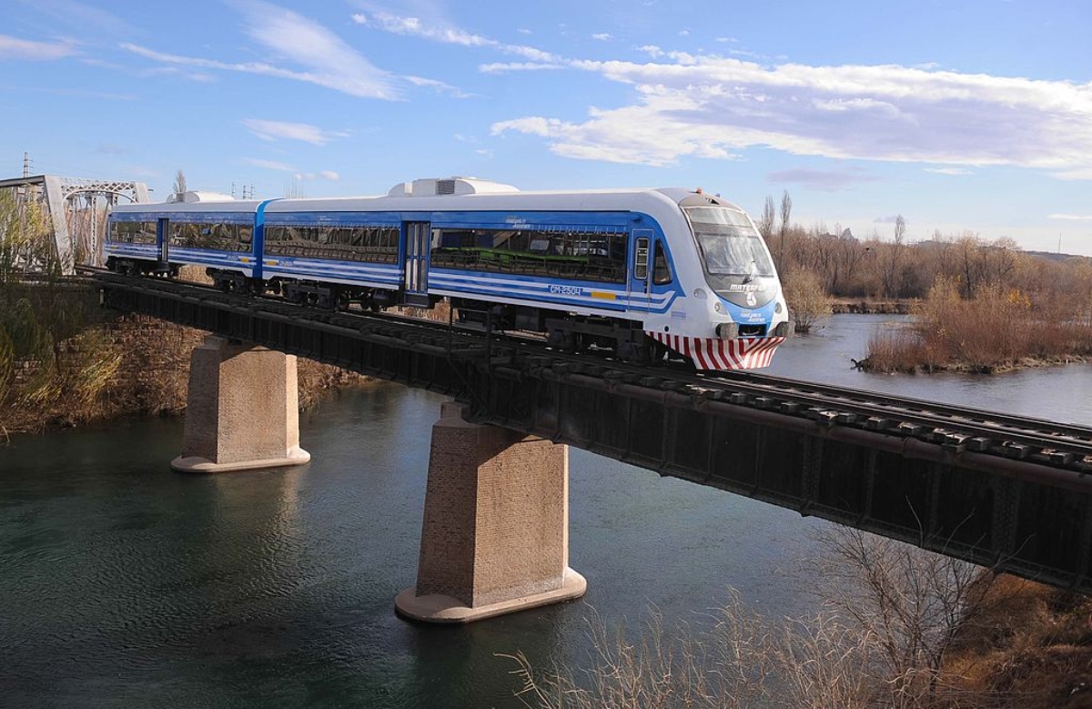 Tren - Cruzando el Río Neuquén