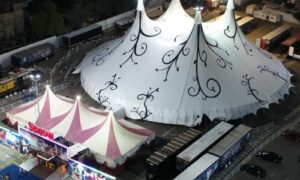 Circo Carpa Vista Desde El Cielo