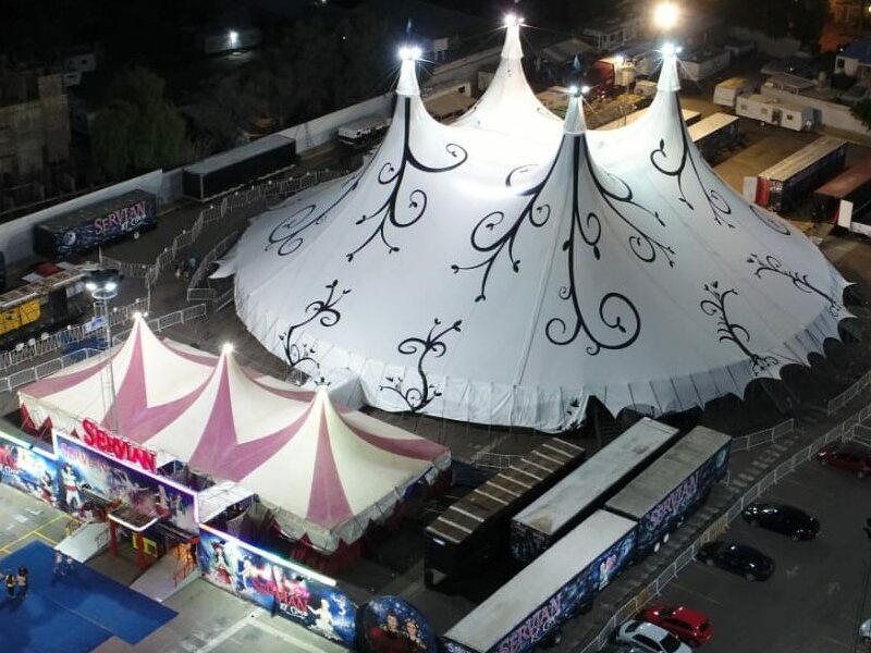 Circo Carpa Vista Desde El Cielo
