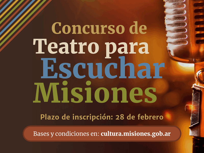 Concurso De Teatro Para Escuchar Misiones