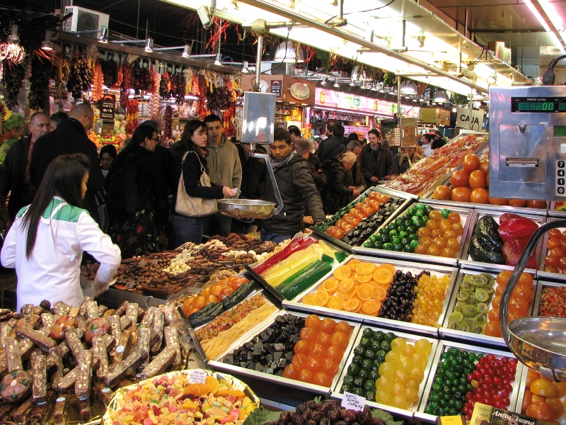 Mercado Central Presentación Frutas Y Embutidos