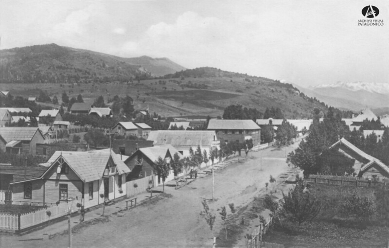 Casco Urbano De Bariloche Calles Bme Mitre Y Palacios 1925