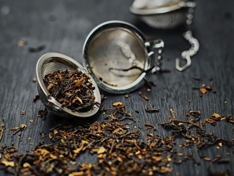 Hojas De Té Trituradas