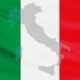 Bandera Y Mapa De Italia