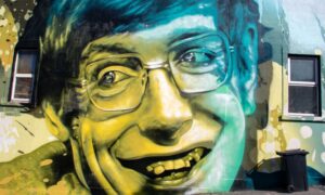 Pintura De Stephen Hawking