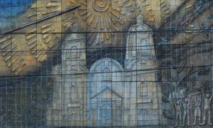 Terremoto Grabado Iglesia Área Fundacional