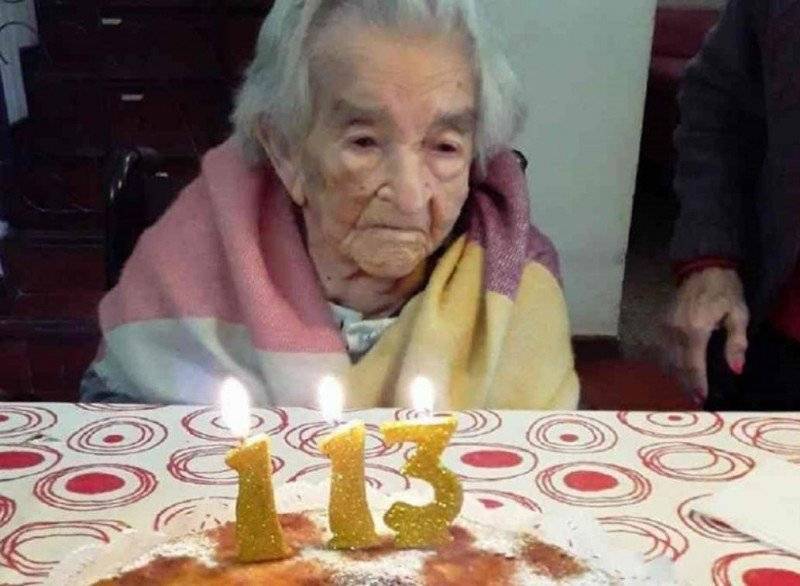 Doña Casilda En Su 113° Cumpleaños. Autor: Gerontology Wiki