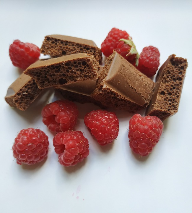 Receta - Frambuesas bañadas